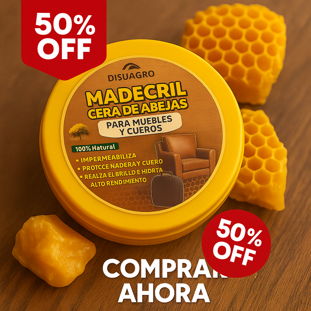 CERA MADECRIL + BRILLO Y PROTECCIÓN DURADERA